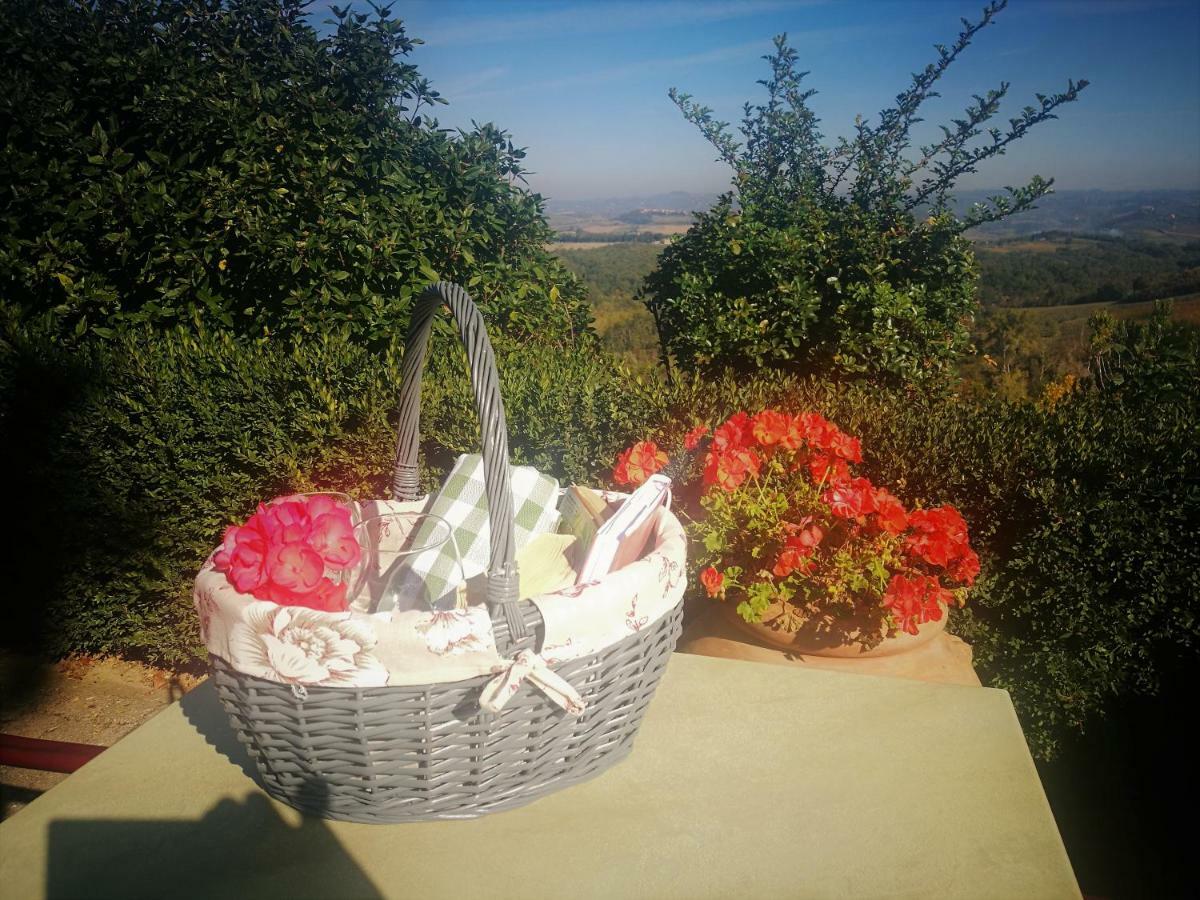 Castello Di Fulignano Soarzio Panoramic Apartment San Gimignano Buitenkant foto